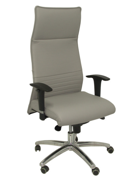 Sillón de oficina Albacete XL piel gris oscuro hasta 160kg (1)