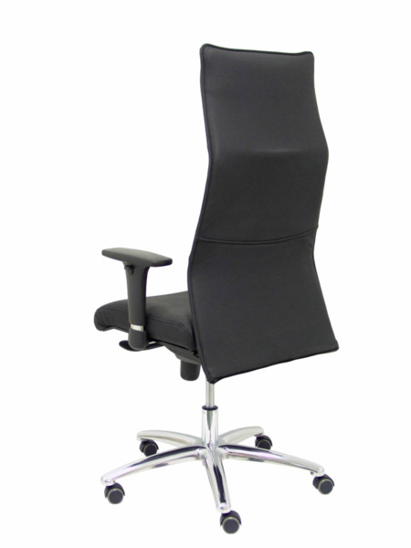 Sillón de oficina Albacete XL piel negro hasta 160kg (5)