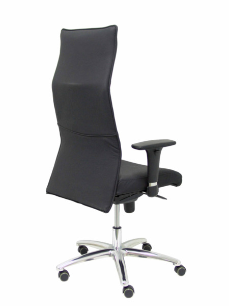 Sillón de oficina Albacete XL piel negro hasta 160kg (7)