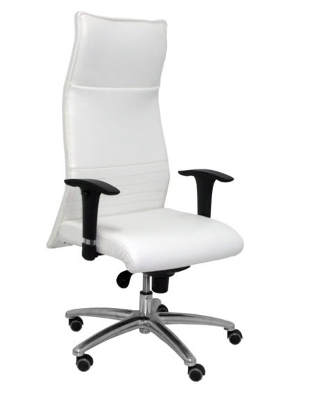 Sillón de oficina Albacete XL similpiel blanco hasta 160kg (1)