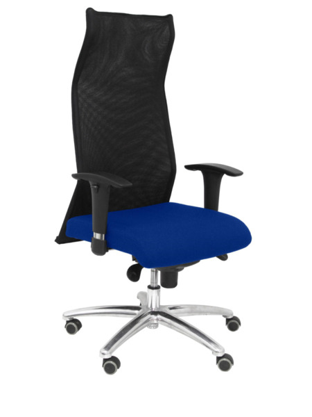 Sillón de oficina Sahúco XL bali azul hasta 160kg (1)