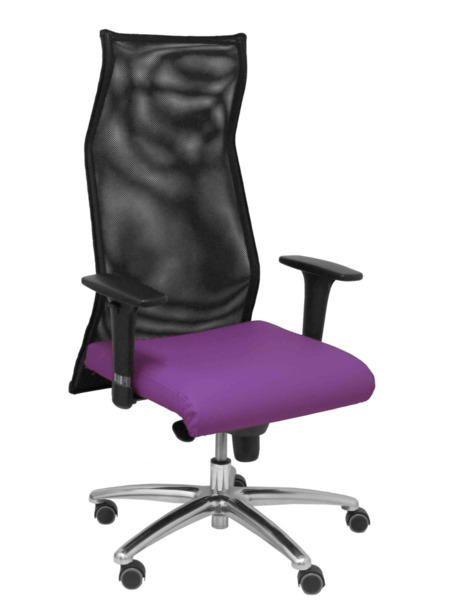 Sillon Sahuco similpiel morado (1)