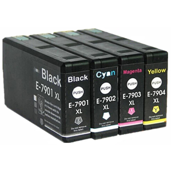 T7901/T7911, T7902/T7912, T7903/T7913, T7904/T7914 (79XL) Pack 4 tinteiro generico para Epson WF 5620DWF, WF 5110DW…