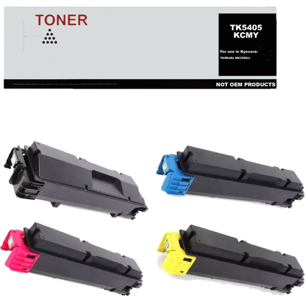 TK5405 kcmy pack 4 toner compatible con Kyocera TK5405K TK5405C TK5405M TK5405Y