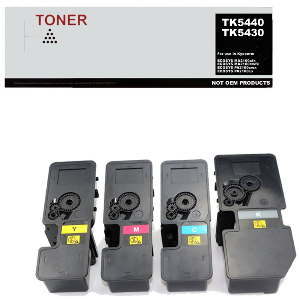 TK5440 / TK5430 pack 4 cartuchos de toner compatible con Kyocera TK5440 KCMY / TK5430 KCMY