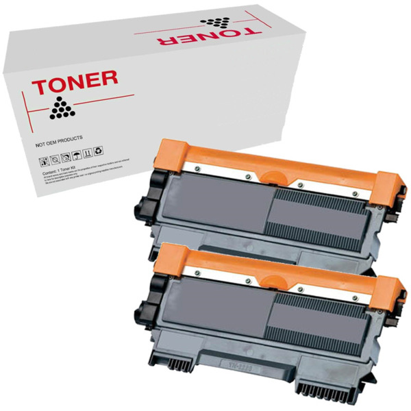 TN2220 pack 2 toner generico Brother TN2220/TN2210/TN2010/TN450