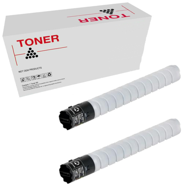 TN322 (A33K050) Bizhub 224e / 284e / 364e pack 2 toner generico Konica Minolta alta qualidade