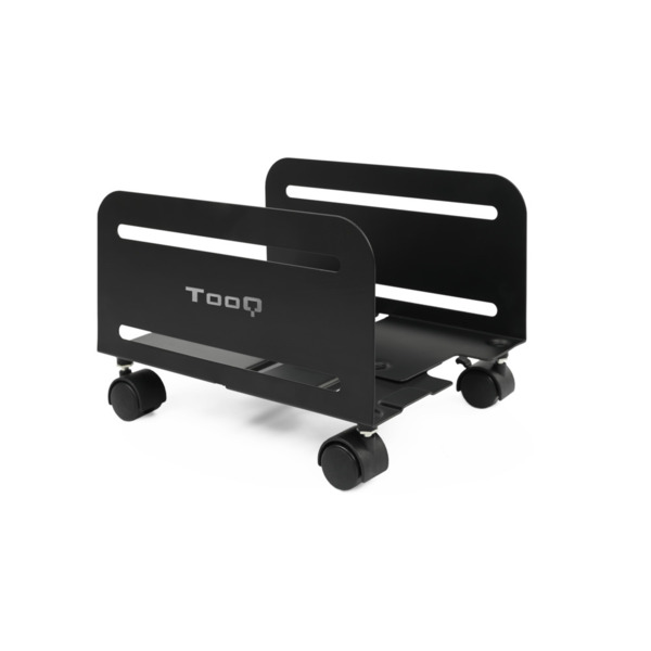 Tooq Soporte de Suelo con Ruedas para CPU de 119-209mm de Ancho - Peso Max 10kg - Color Negro