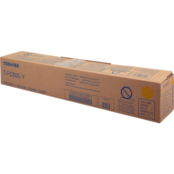 Toshiba T-FC50EY Amarillo Cartucho de Toner Original - 6AJ00000111/6AJ00000299