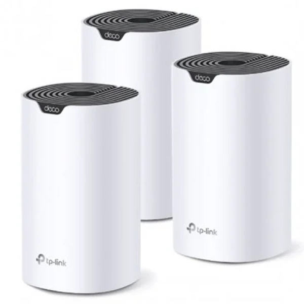 TP-Link Deco S7 Sistema WiFi Mesh Inteligente Doble Banda AC1900 - 3 Unidades Deco - 3 Puertos Ethernet LAN (RJ-45) - Tecnologia