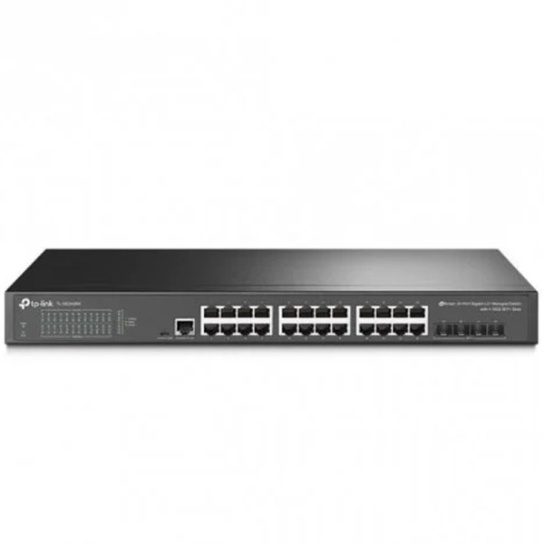 TP-Link Switch Gestionado L2 24 Puertos Gigabit + 4 SFP