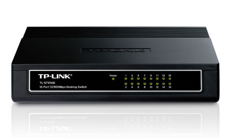 TP-Link TL-SF1016D Switch Sobremesa 16 Puertos a 10/100Mbps