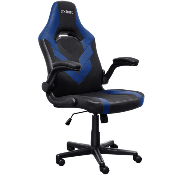 Trust GXT 703B Riye Silla Gaming - Reposabrazos - Ruedas de Nylon - Piston de Gas Clase 4 - Base Metal - Peso Max. 140Kg - Color