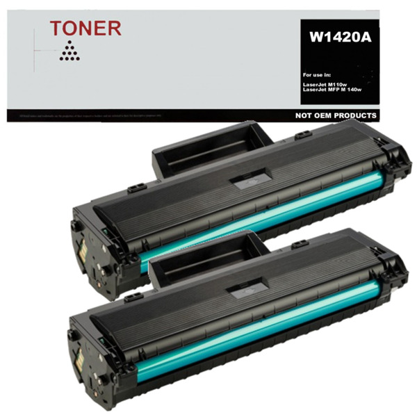 W1420A pack 2 cartuchos de toner compatible con HP 142A (NO usar en HP+)